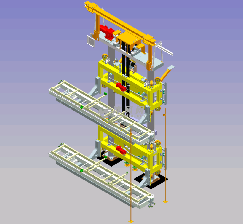 室外電梯井道玻璃外立面